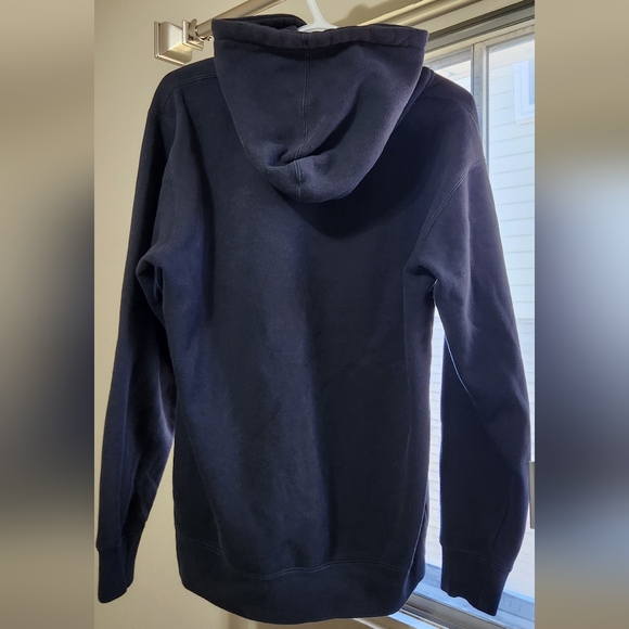 OBEY Men's Navy Blue Hoodie, cotton thick - Picture 2 of 3